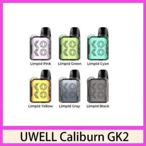 UWELL CALIBURN GK2咖喱棒KOKO電子煙主機官網評價說明書