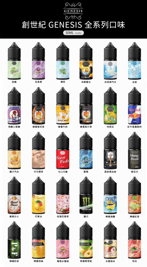 GENESIS創世紀電子煙小煙主機煙油30ml - Image 2
