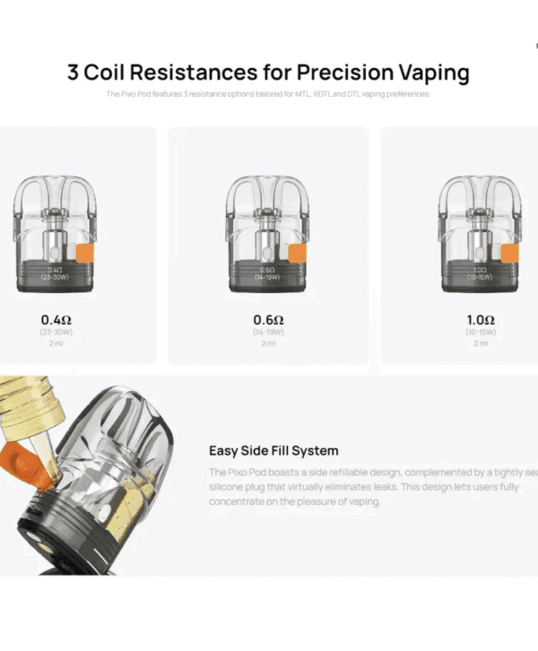 ASPIRE PIXO霧克斯煙彈空倉官網 - Image 2
